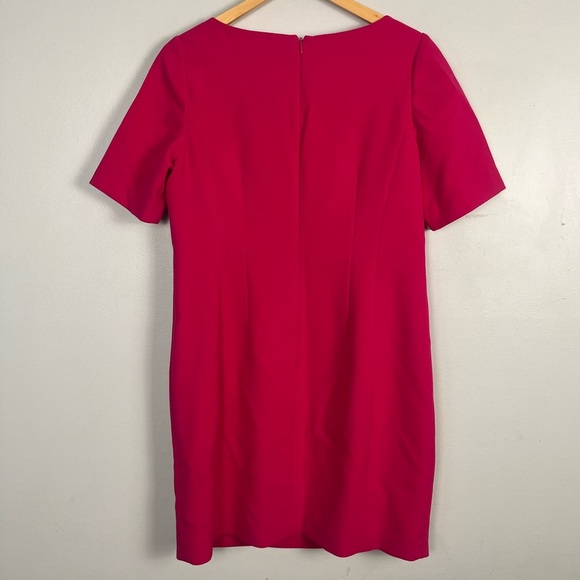 Ann Taylor Pink Half Sleeve Dress Size 12 petite mod - Picture 7 of 8